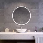 Kerek Led tükör Ø80cm Welland G6511 - Páramentesítő - Óra - Fényerő + színhőfok állítás