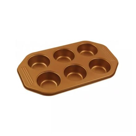 Klausberg tapadásmentes muffin sütőforma 6 darabos (KB-7375)