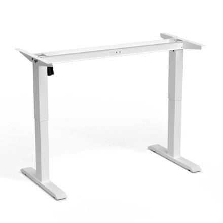 Fehér elektromosan emelhető íróasztal láb szerkezet memória funkcióval Levano Control LV0152