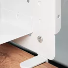 Perforált tábla, pegboard, rendszerezőkkel íróasztalhoz, fehér LVN System LV0154