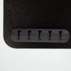 Kábelrendező íróasztalhoz, öntapadó fekete CM2 LVN System LV0175