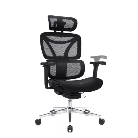 Irodai forgószék LVN System Control Pro fekete LV0656