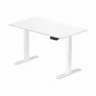 Profi elektromosan állítható magasságú íróasztal 138x67cm fehér | Dupla motor - Memória - USB - Nagy teherbírás | LVN System Control Pro
