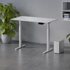 Profi elektromosan állítható magasságú íróasztal 138x67cm fehér | Dupla motor - Memória - USB - Nagy teherbírás | LVN System Control Pro