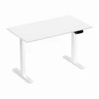 Profi elektromosan állítható magasságú íróasztal 138x67cm fehér | Dupla motor - Memória - USB - Nagy teherbírás | LVN System Control Pro