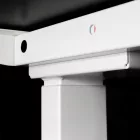 Profi elektromosan állítható magasságú íróasztal 120x67cm fekete | Dupla motor - Memória - USB - Nagy teherbírás | LVN System Control Pro