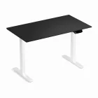 Profi elektromosan állítható magasságú íróasztal 120x67cm fekete | Dupla motor - Memória - USB - Nagy teherbírás | LVN System Control Pro