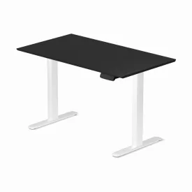   Profi elektromosan állítható magasságú íróasztal 138x67cm fekete | Dupla motor - Memória - USB - Nagy teherbírás | LVN System Control Pro