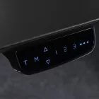 Profi elektromosan állítható magasságú íróasztal 138x67cm fekete | Dupla motor - Memória - USB - Nagy teherbírás | LVN System Control Pro