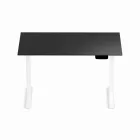 Profi elektromosan állítható magasságú íróasztal 160x80cm fekete | Dupla motor - Memória - USB - Nagy teherbírás | LVN System Control Pro