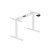 Fehér elektromosan emelhető íróasztal láb USB porttal memória funkcióval egyénre szabható szélességgel LVN System Control Pro LV0665