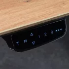 Profi elektromosan állítható magasságú íróasztal 120x67cm Craft tölgy | Dupla motor - Memória - USB - Nagy teherbírás | LVN System Control Pro