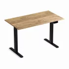 Profi elektromosan állítható magasságú íróasztal 120x67cm Craft tölgy | Dupla motor - Memória - USB - Nagy teherbírás | LVN System Control Pro