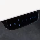 Profi elektromosan állítható magasságú íróasztal 120x67cm fehér | Dupla motor - Memória - USB - Nagy teherbírás | LVN System Control Pro