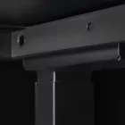 Profi elektromosan állítható magasságú íróasztal 138x67cm fekete | Dupla motor - Memória - USB - Nagy teherbírás | LVN System Control Pro