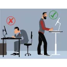 Fekete elektromosan emelhető íróasztal láb USB porttal memória funkcióval egyénre szabható szélességgel LVN System Control Pro LV0666