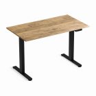 Elektromosan állítható magasságú íróasztal 120x67cm Craft tölgy / fekete | LVN System Control Flex+