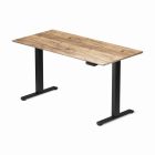 Elektromosan állítható magasságú íróasztal 138x67cm Craft tölgy / fekete | LVN System Control Flex+
