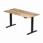 Elektromosan állítható magasságú íróasztal 138x67cm Craft tölgy / fekete | LVN System Control Flex+