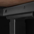 Elektromosan állítható magasságú íróasztal 138x67cm Craft tölgy / fekete | LVN System Control Flex+