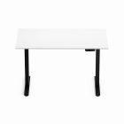 Elektromosan állítható magasságú íróasztal 120x80cm fehér/fekete - Ülő-/állómunkához LVN System Control Flex+