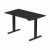 Elektromosan állítható magasságú íróasztal 120x80cm fekete - Ülő-/állómunkához LVN System Control Flex+