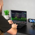 Elektromosan állítható magasságú íróasztal 120x80cm fekete - Ülő-/állómunkához LVN System Control Flex+