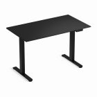Elektromosan állítható magasságú íróasztal 120x80cm fekete - Ülő-/állómunkához LVN System Control Flex+