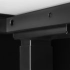 Elektromosan állítható magasságú íróasztal 120x67cm fehér/fekete - Ülő-/állómunkához LVN System Control Flex+