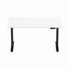 Elektromosan állítható magasságú íróasztal 138x67cm fehér/fekete - Ülő-/állómunkához LVN System Control Flex+