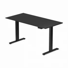   Elektromosan állítható magasságú íróasztal 138x67cm fekete / fekete | LVN System Control Flex+