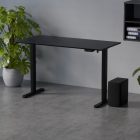 Elektromosan állítható magasságú íróasztal 138x67cm fekete / fekete | LVN System Control Flex+