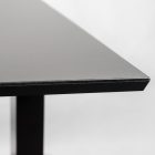 Elektromosan állítható magasságú íróasztal 138x67cm fekete / fekete | LVN System Control Flex+