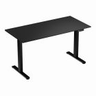 Elektromosan állítható magasságú íróasztal 138x67cm fekete / fekete | LVN System Control Flex+