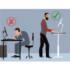 Fekete elektromosan emelhető íróasztal láb USB porttal memória funkcióval egyénre szabható szélességgel LVN System Flex+LV0739