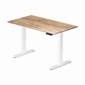   Elektromosan állítható magasságú íróasztal 120x67cm Craft tölgy / fehér | LVN System Control Flex+