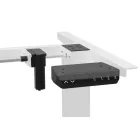 Elektromosan állítható magasságú íróasztal 120x80cm fehér - Ülő-/állómunkához LVN System Control Flex+