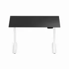 Elektromosan állítható magasságú íróasztal 120x67cm fekete / fehér | LVN System Control Flex+