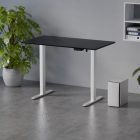 Elektromosan állítható magasságú íróasztal 138x67cm fekete / fehér | LVN System Control Flex+