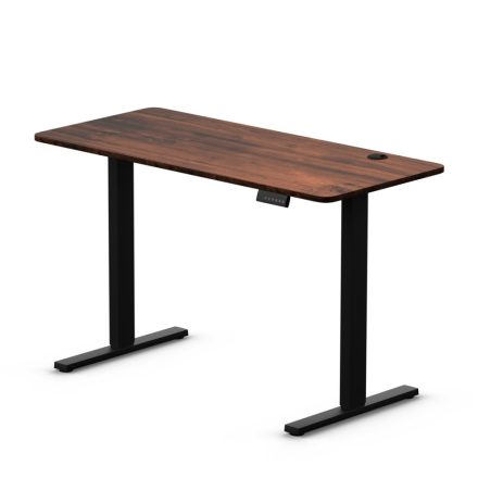 Barna íróasztal állóasztal motorosan állítható magasság 120cm LEVANO Control+ LV0861