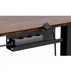 Barna íróasztal állóasztal motorosan állítható magasság 120cm LVN System Control+ LV0861
