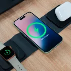 Magsafe induktív összehajtható töltő 3 az 1-ben LVNSystem LV0880