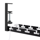 Széthúzható kábelrendező íróasztalhoz, fekete CM1 Flex LVNSystem LV1369