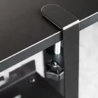 Széthúzható kábelrendező íróasztalhoz, fekete CM1 Flex LVNSystem LV1369