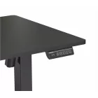 Elektromosan állítható magasságú íróasztal - 140x60cm fekete ülő-/állómunkához - LVN System Lite LV1713
