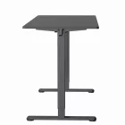Elektromosan állítható magasságú íróasztal - 140x60cm fekete ülő-/állómunkához - LVN System Lite LV1713
