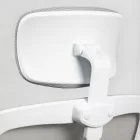 LVN System Lite elektromos asztal + forgószék szett - Fehér 140x60cm elektromosan állítható magasságú íróasztal - Fehér forgószék