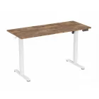 Elektromosan állítható magasságú íróasztal  - 140x60cm rusztikus barna ülő-/állómunkához - LVN System Lite LV1717