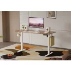 Elektromosan állítható magasságú íróasztal  - 140x60cm rusztikus barna ülő-/állómunkához - LVN System Lite LV1717