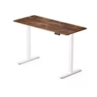 Elektromosan állítható magasságú íróasztal  - 140x60cm rusztikus barna ülő-/állómunkához - LVN System Lite LV1717